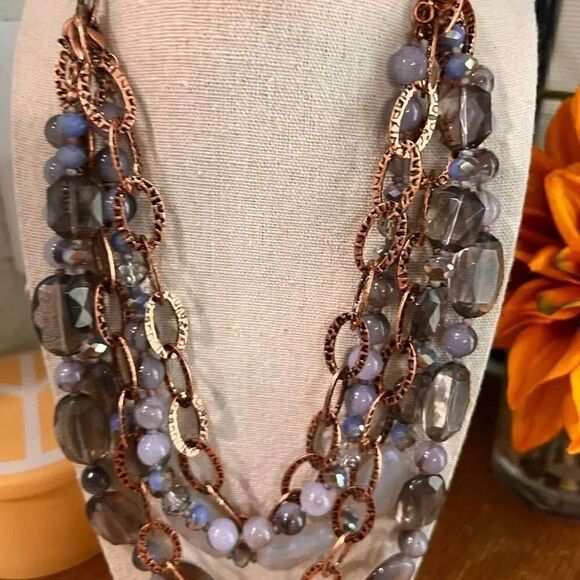 Premier Designs English Rose Necklace#PDNK1 - Picture 6 of 6